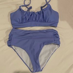 ⭐️ 3 for $10 Light Blueish Purple two piece swimsuit